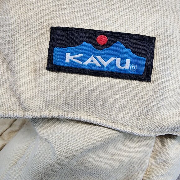 Kavu Bag Womens 11x8 Tan Cotton Mini Crossbody *Read* - Picture 4 of 14
